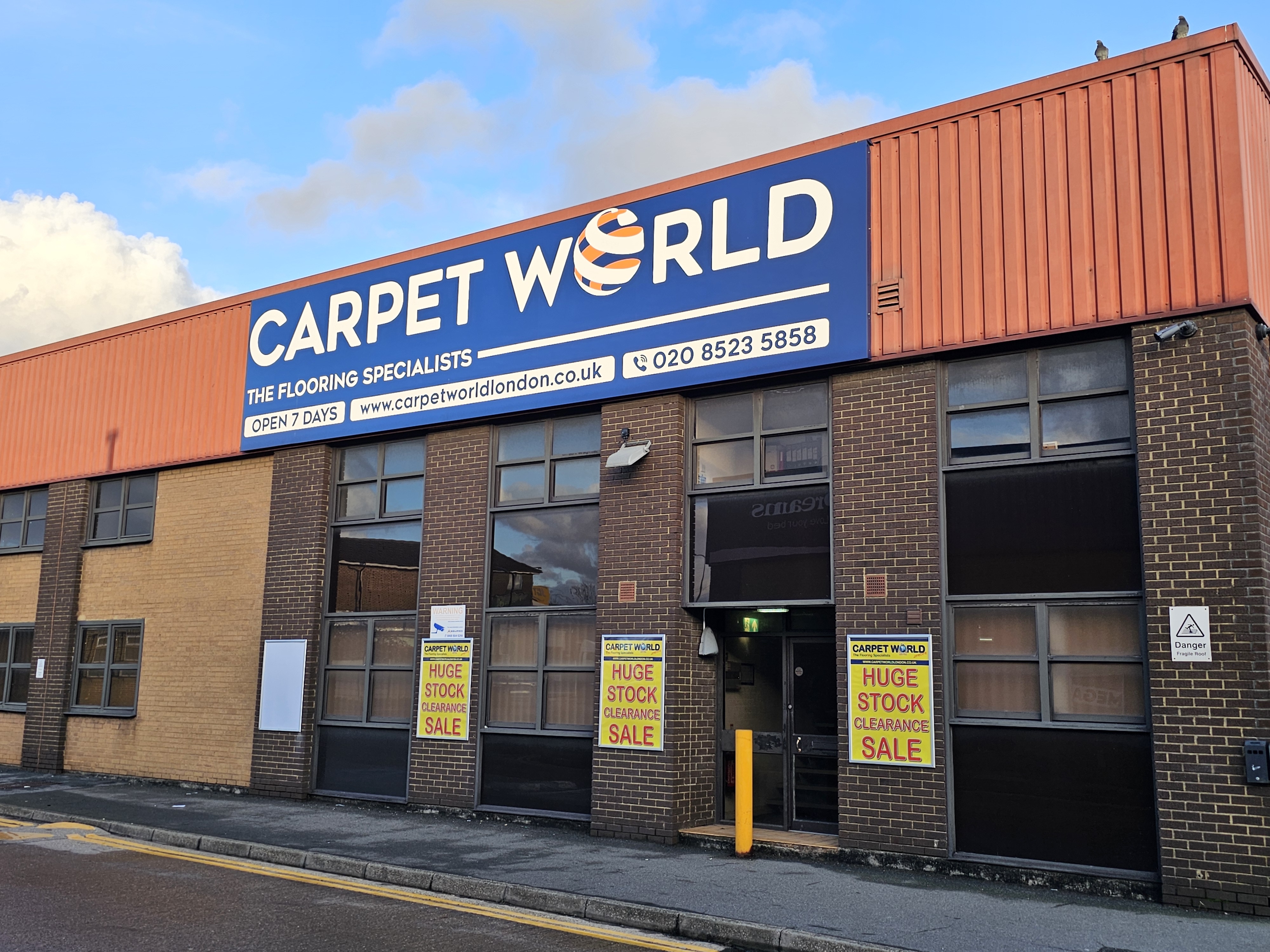 Carpet World London family-run showroom in Chingford E4