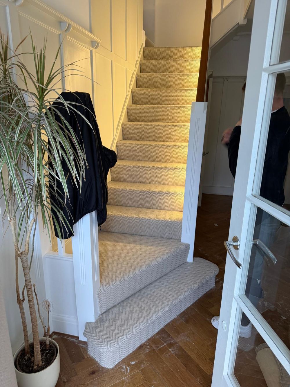 Recent carpet installation of lewis abbot flatweave classic in IG6