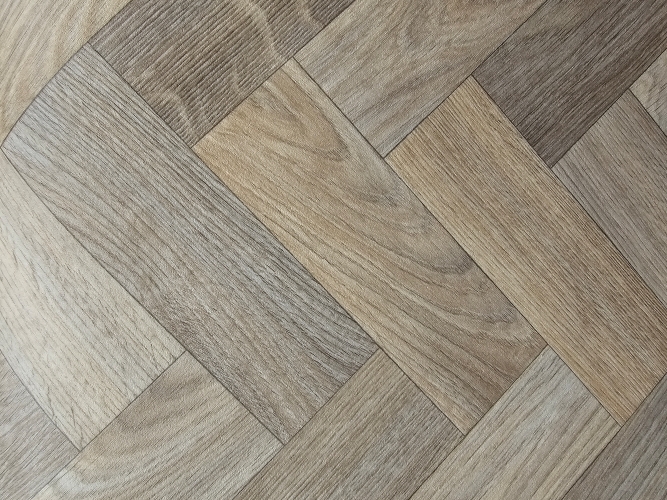 Tri-Color Herringbone Oak 2m